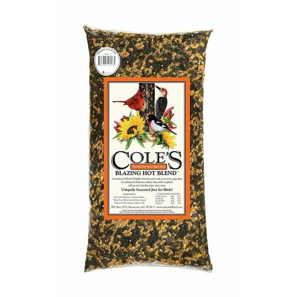 Coles Wild Bird Products Cole'S Blazing Hot Blend Blended Bird Seed, 5 Lb Bag BH05